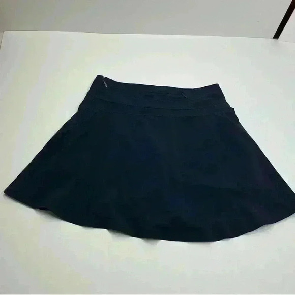 Athleta All Day Skort Women SZ 2 Navy Blue Athletic Athleisure Golf Tennis Skirt - Picture 7 of 8